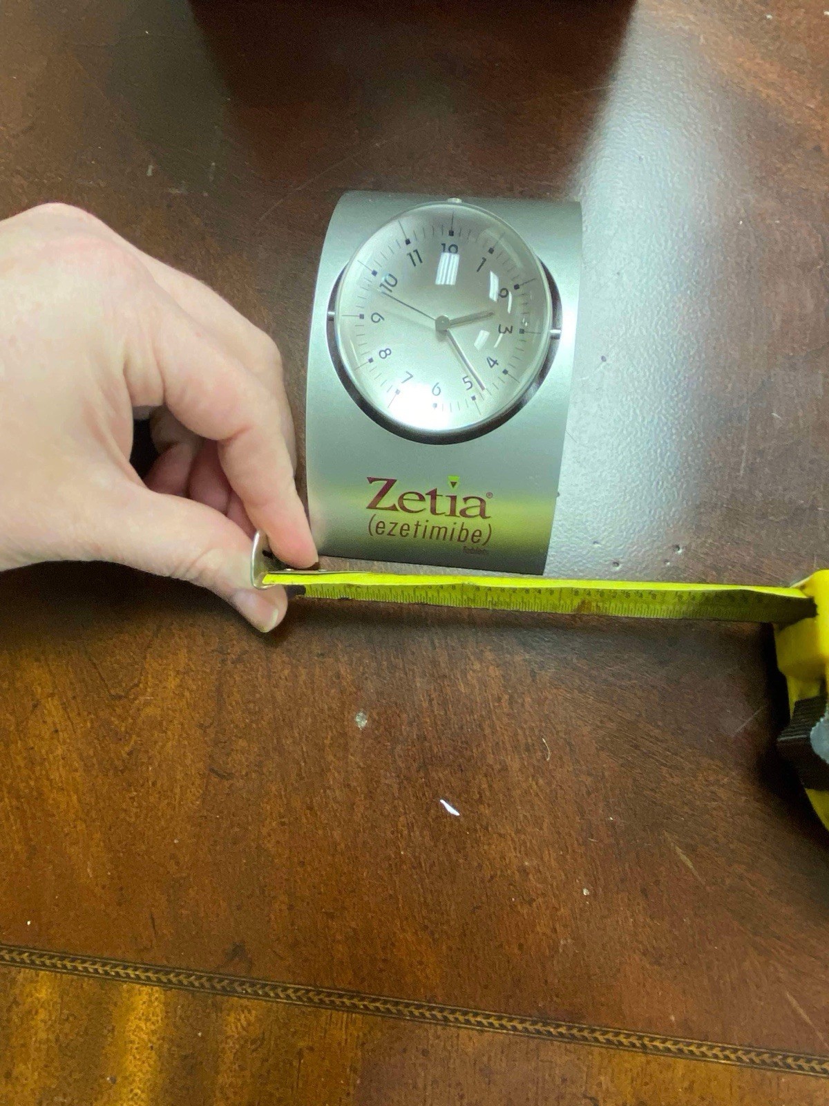 ZETIA Pharmaceutical Spinning Clock With Original Box And Directions Read