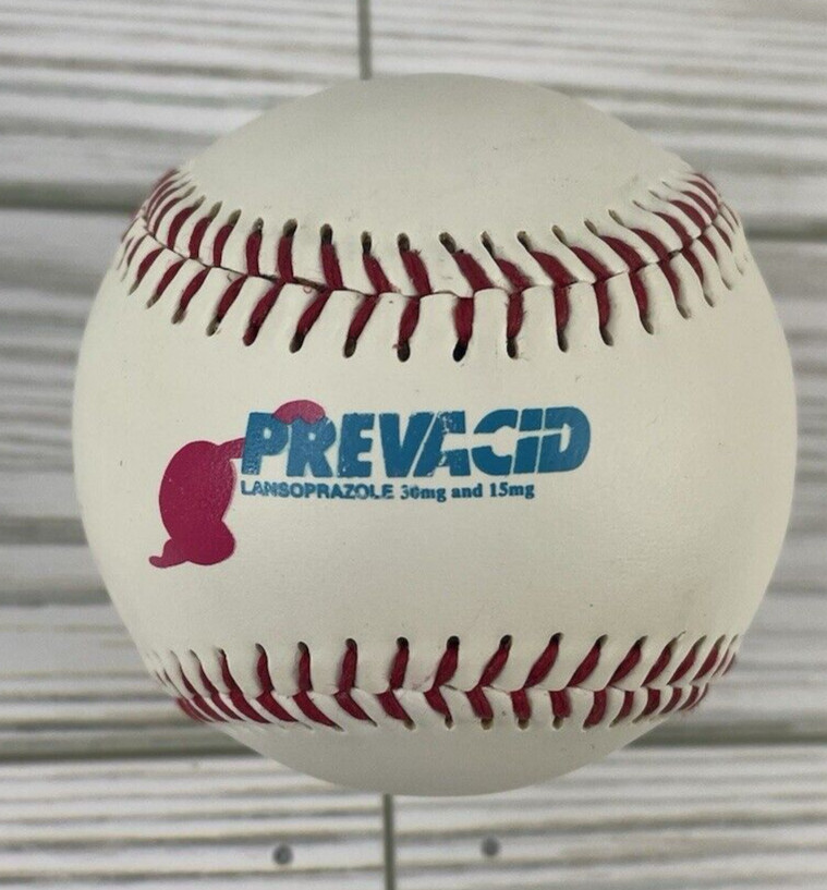 Vintage Baseball Medical PREVACID Pharmaceutical Drug Rep Promo