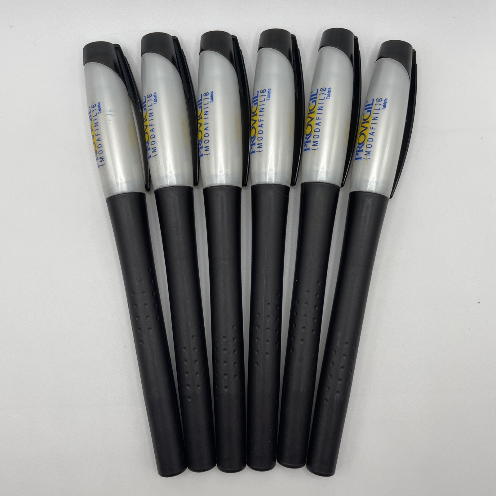 6 Provigil Drug Rep Pharmaceutical Clip Bic PEN Highlighter Combo Promo Gift New