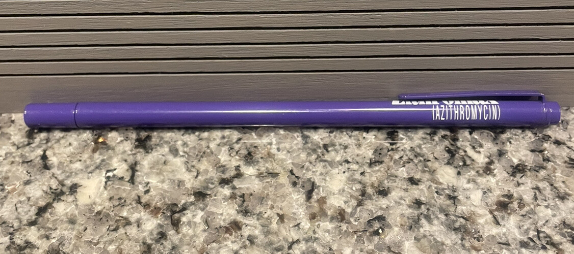 Zithro Pharmaceutical Collectible Drug Rep Collapsible Pointer Pen