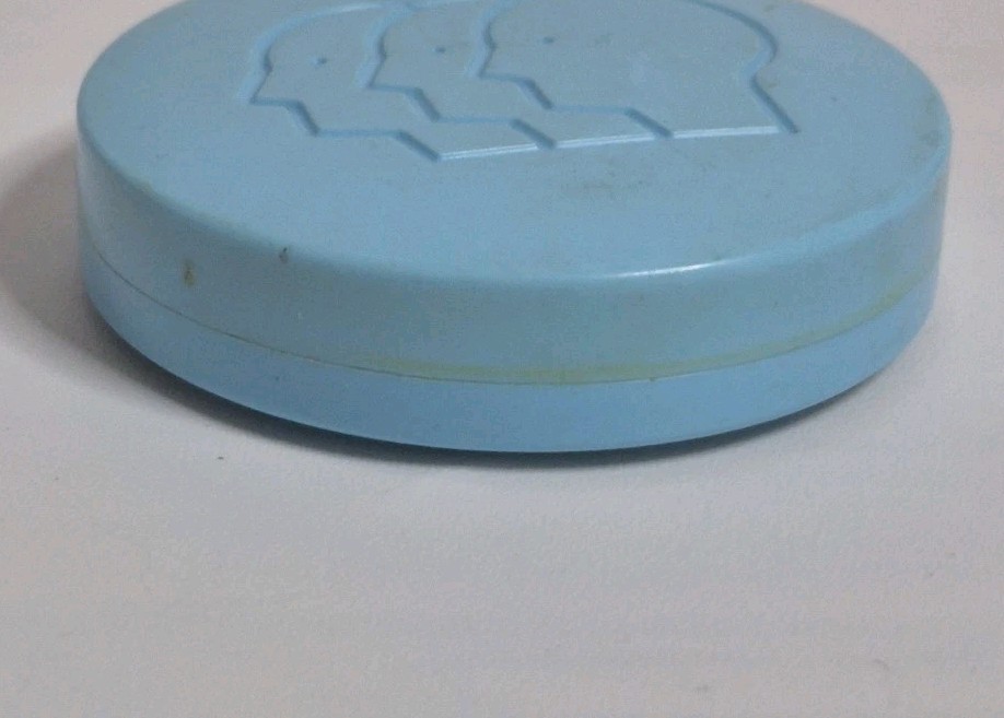 Vintage Fioricet Tablets Pill Box Container Plastic Screw Top Pharmaceutical