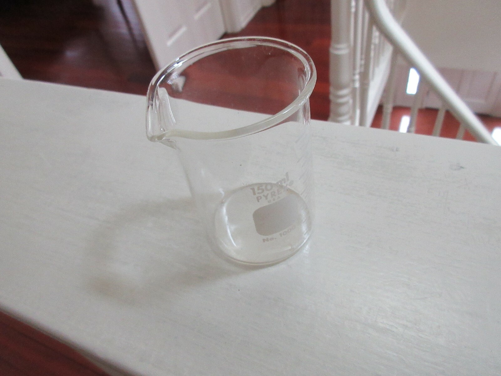 Rx , Pharmacy , Pyrex 150 ml Beaker , # 1000 , Vintage