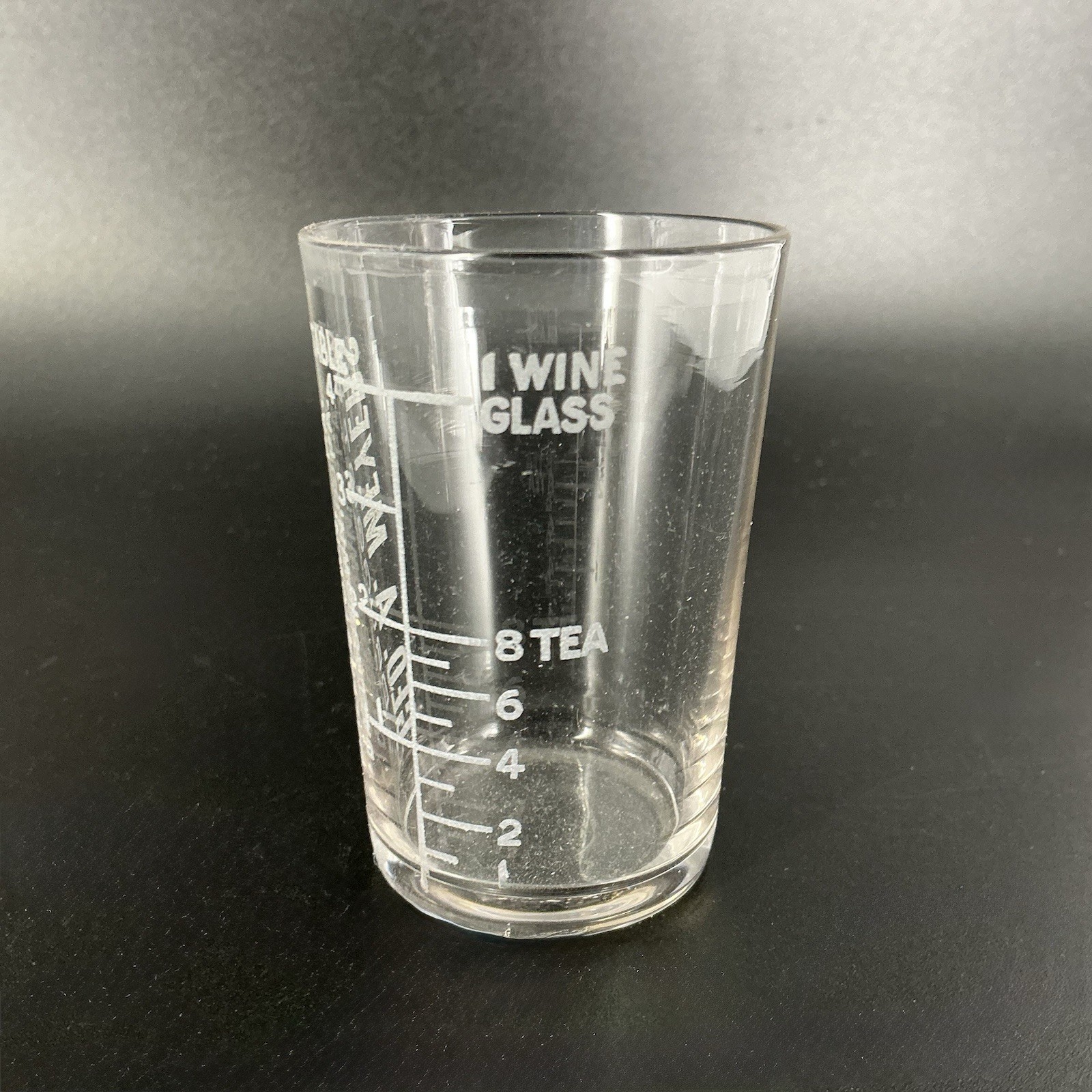 Advertising Medicine Dosing Cup Glass Geo. A Meyers Druggist Philadelphia