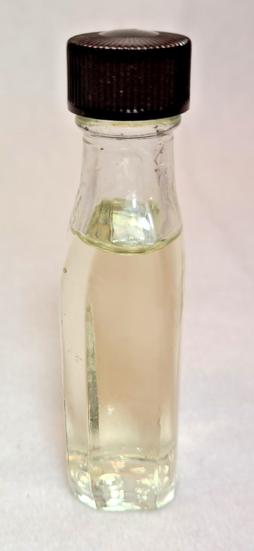 Vintage 1951 McCullough Pharmacy Glycerin Bottle w/ Label Oxford PA, Armstrong