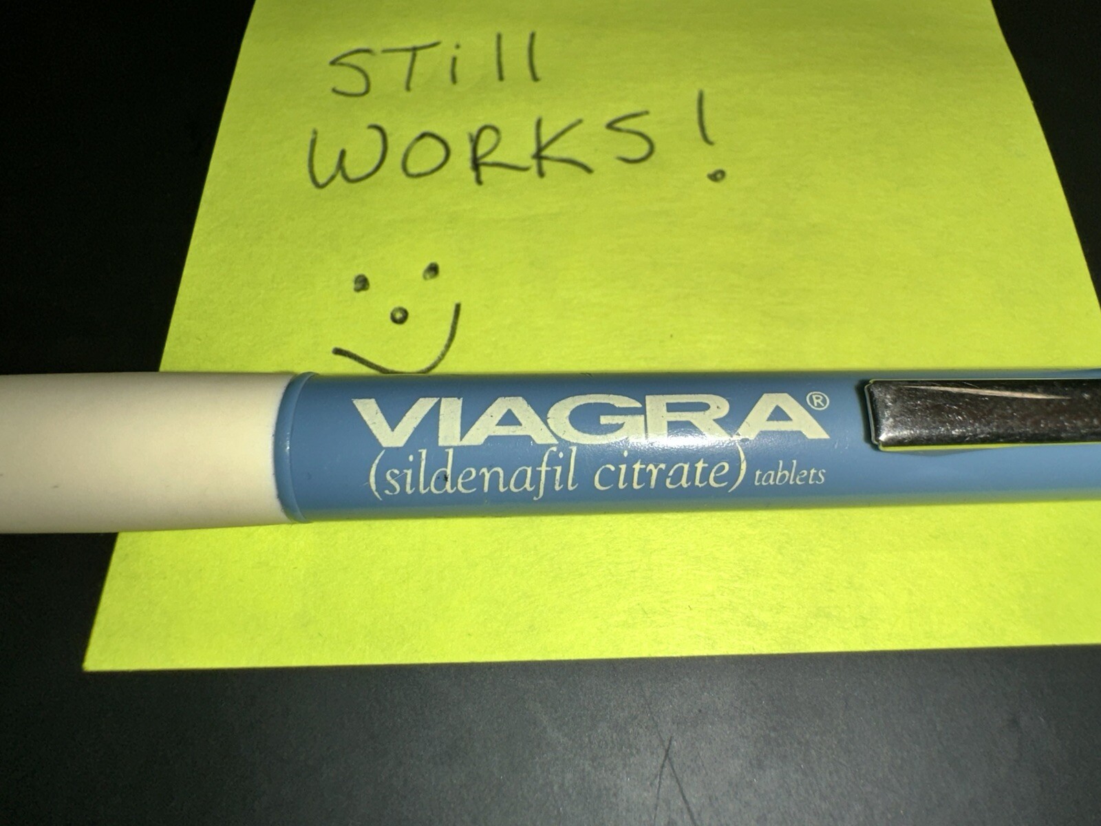 Vintage OG Drug Rep VIAGRA Collectible Ball Point Pen RARE 1990s