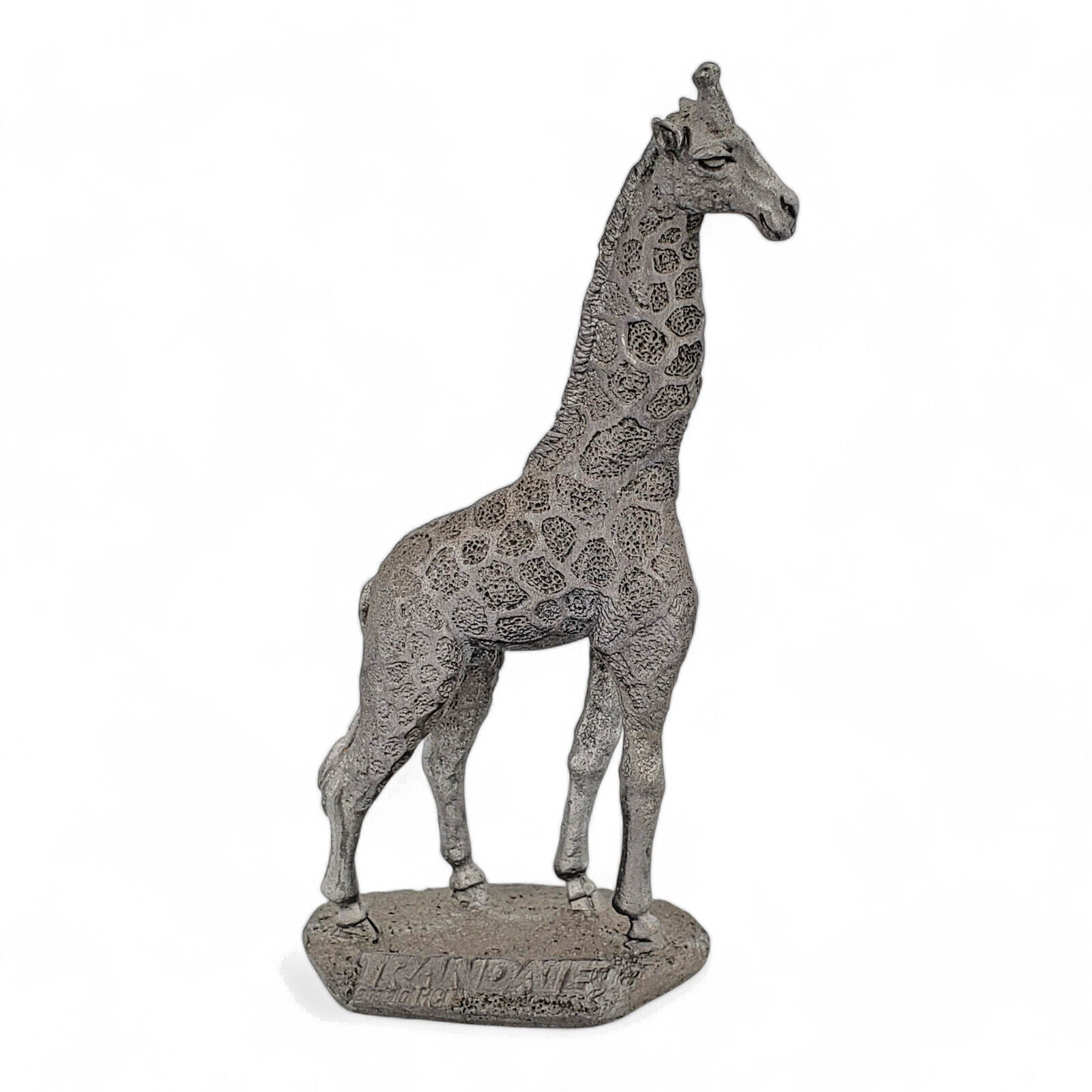 Pewter Giraffe Figure Pharmaceutical Trandate Labetalol HCI Advertising