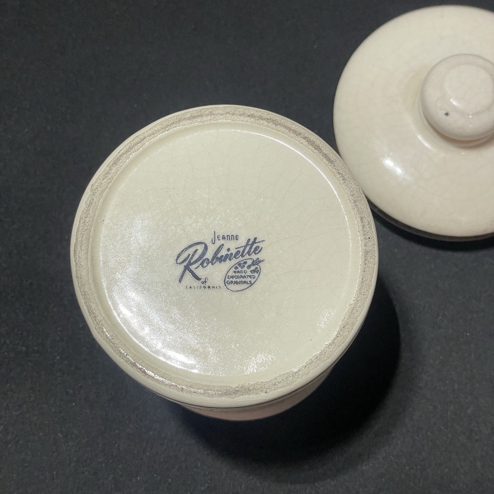 Vintage Jeanne Robinette Serpasil Reserpine Ciba Ceramic Apothecary Pharmacy Jar