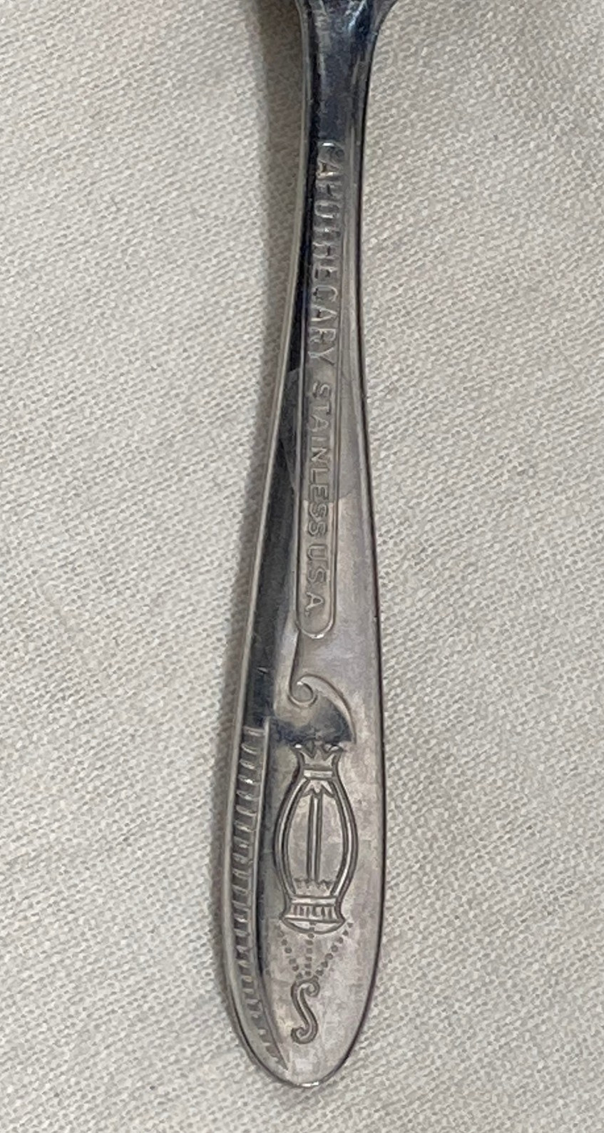 Vntg Stainless Steel Small Apothecary Medicine Rx Spoon 4 1/2″ L USA