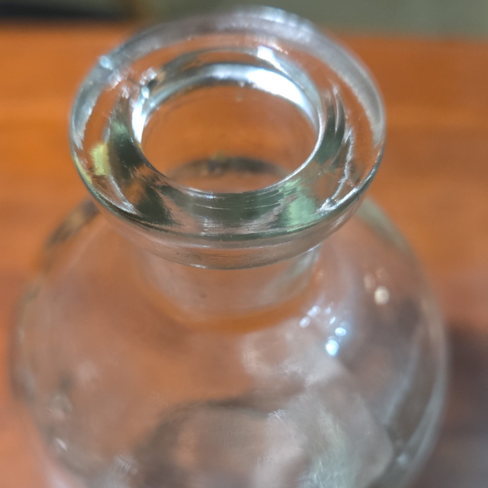 Vintage Wheaton Copper Sulfate CuSO4 Glass Bottle No. 30 Embossed Laboratory USA