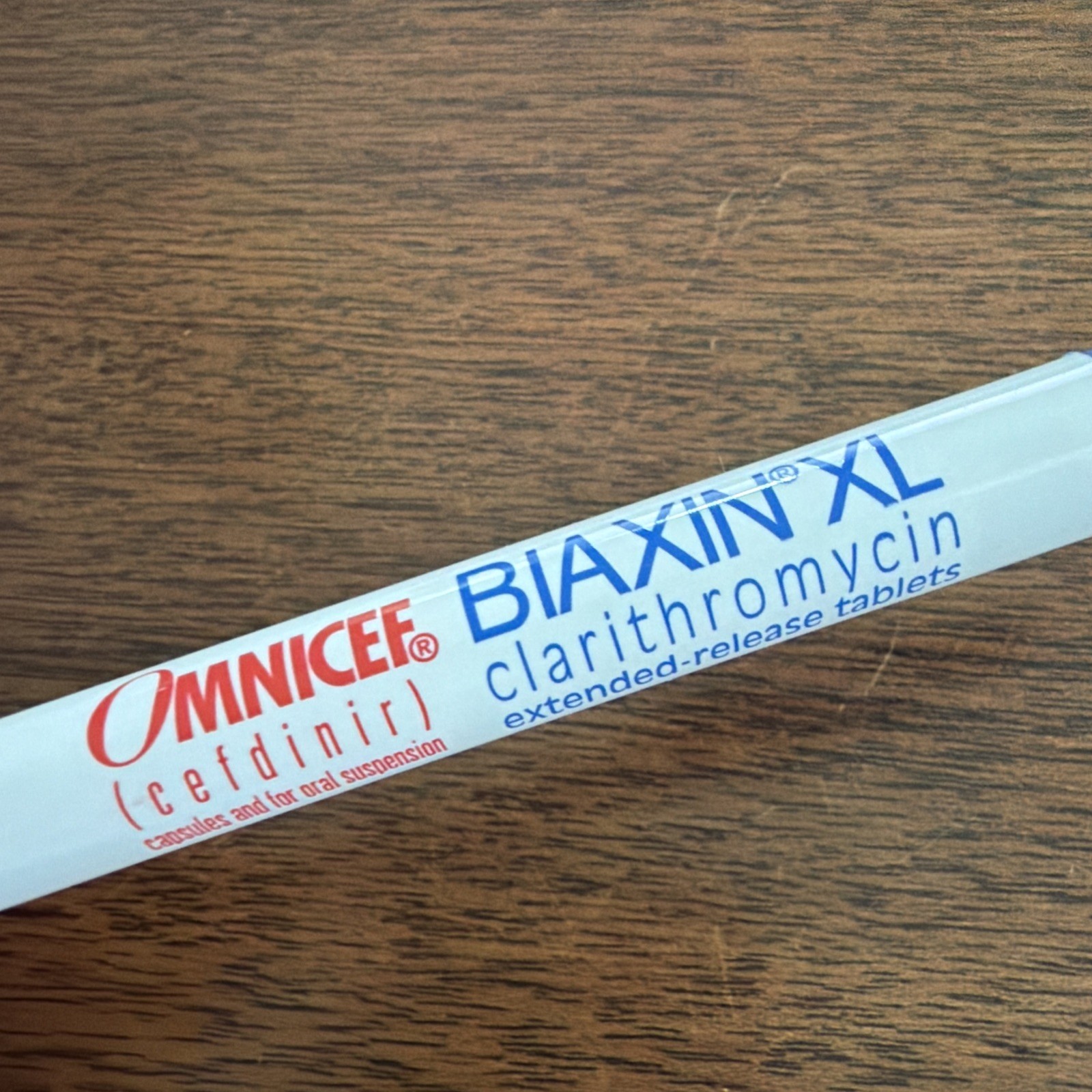 Omnicef Biaxin Pen Medical Drug Rep Pharmaceutical Advertisement Med Promo Pen