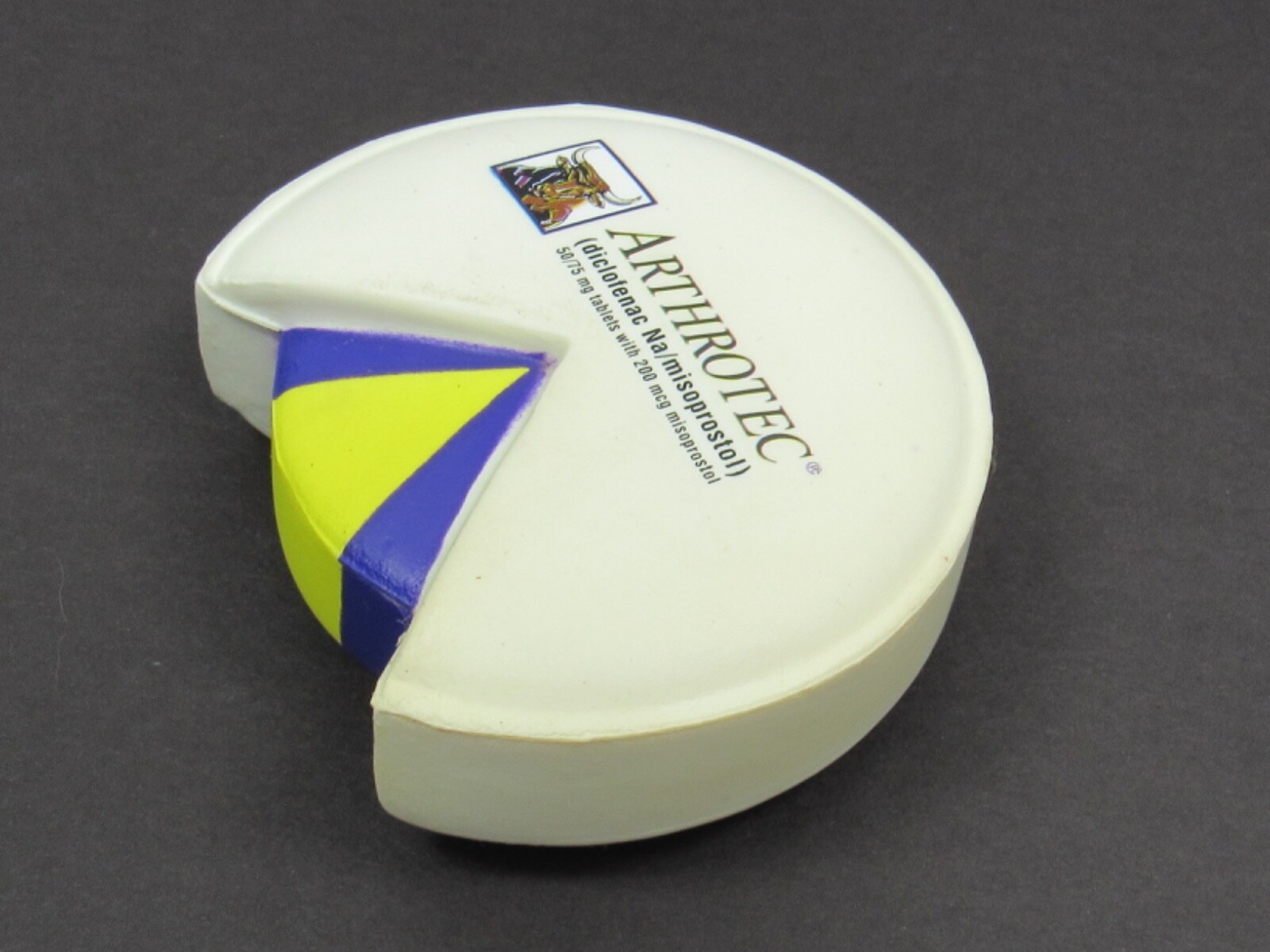 Arthro tec Drug Rep Pharmaceutical Reflex Hammer Stress Squeeze Ball Pill Shaped