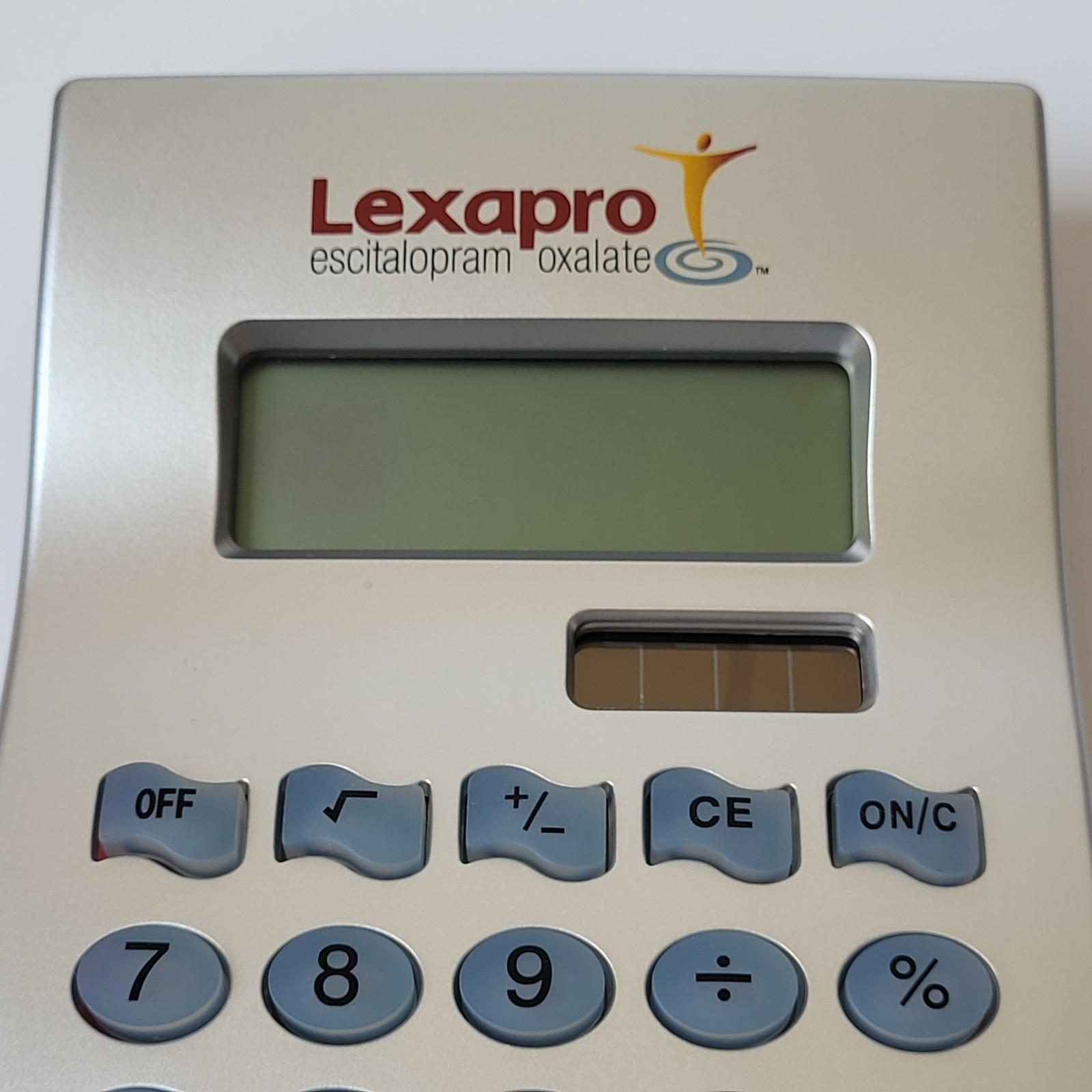 Lexapro Pharmaceutical Drug Rep Promo Calculator Collectible -Does Not Work