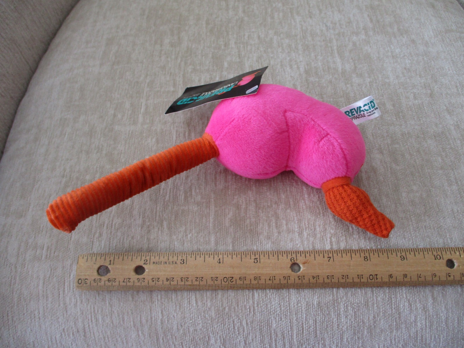 Prevacid Human Stomach Promotional Advertising Plush Drug Rep Promo Stuffed Toy