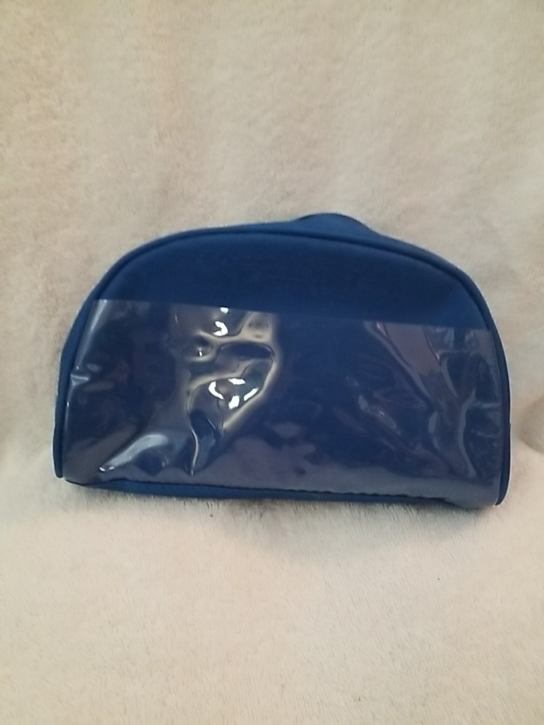 Pharmaceutical Drug Rep Restasis Advertising Blue Zip Dome Travel Pouch Bag