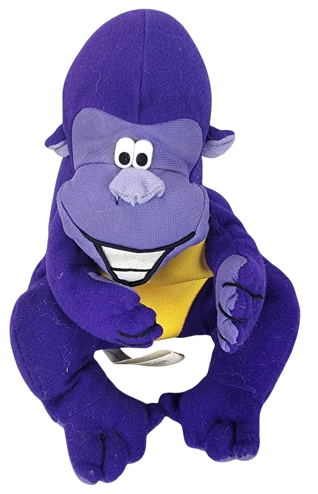 1998 ZYRTEC Purple Gorilla Plush Monkey Stuffed Toy Pharma Promo Advertisement