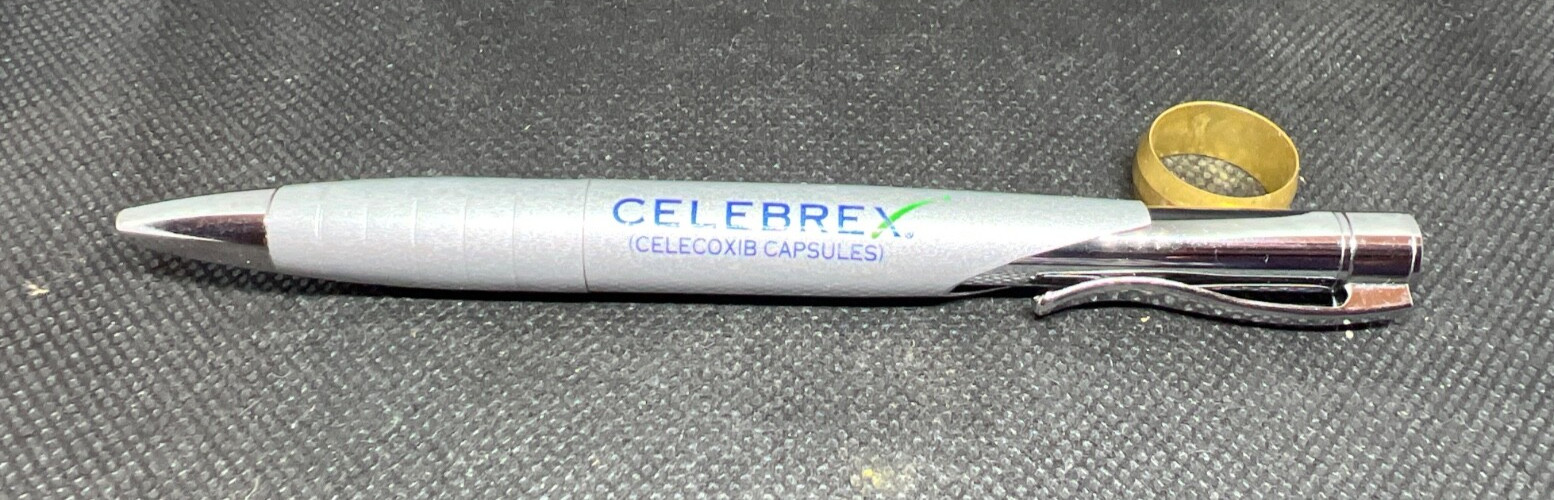 BEXTRA CELEBREX Medical Drug Rep Pharmaceutical Pen Heavy Metal Collectible
