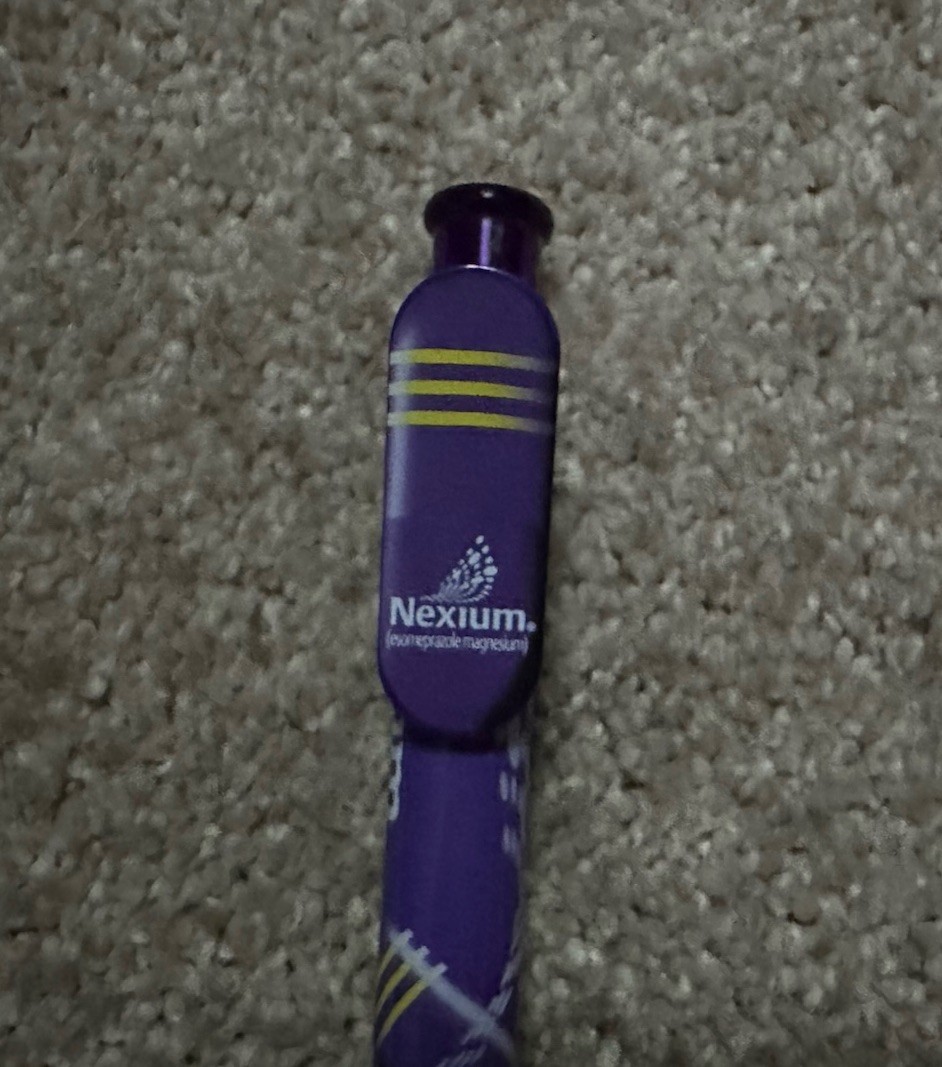 Nexium Pen Drug Rep Pharmaceutical Advertising Gel Pen – Plastic – New