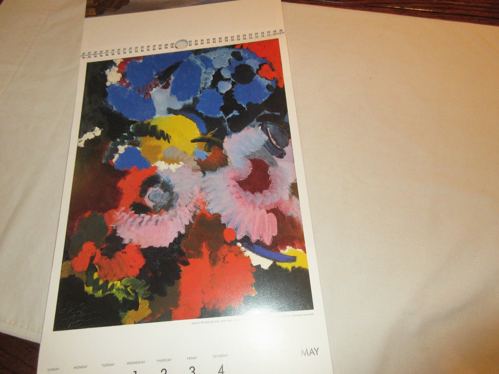 Rx , Hoechst-Roussel Pharmaceuticals Inc . ,1991 Calendar , 18 1/2″ X 11 1/2″