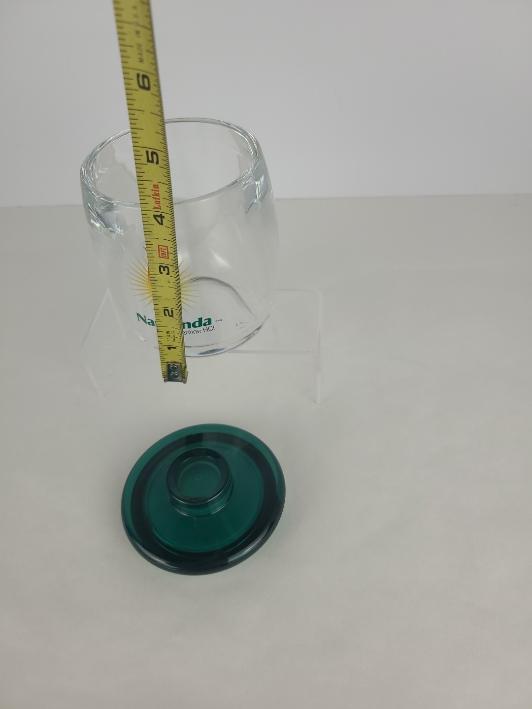 Pharmaceutical Drug Rep Namenda Jar With Lid 4″