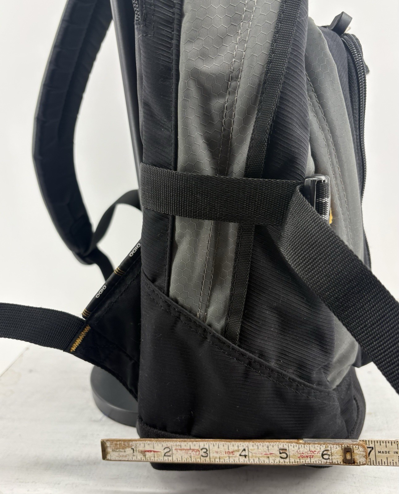 Vintage Asacol (mesalamine) OGIO Prodigy Grey Black Multi pocket Backpack VGUC