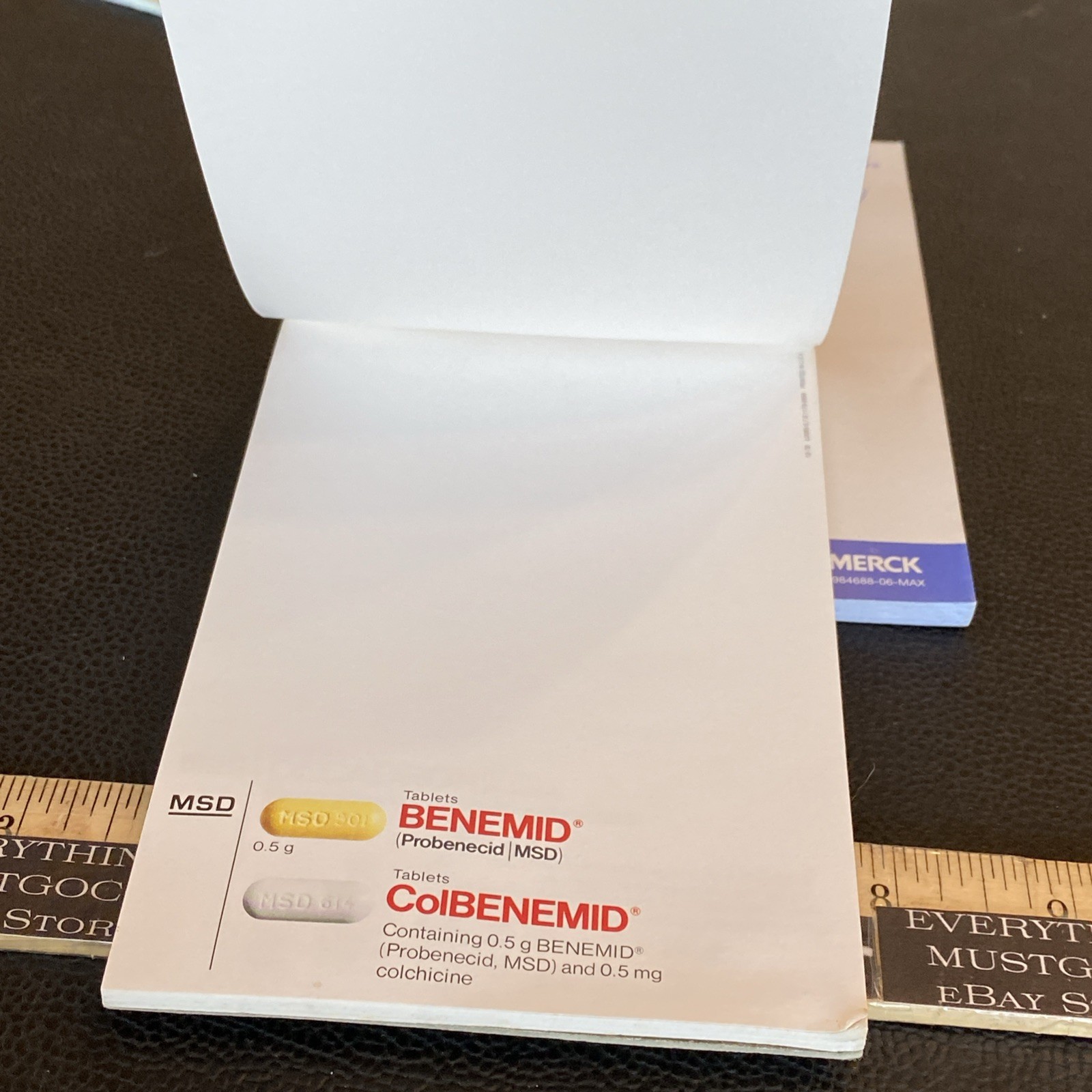 Lot 3 Vtg Pharma Drug Rep NotePad Merck Maxalt MSD Pfizer Celebrex Advertising