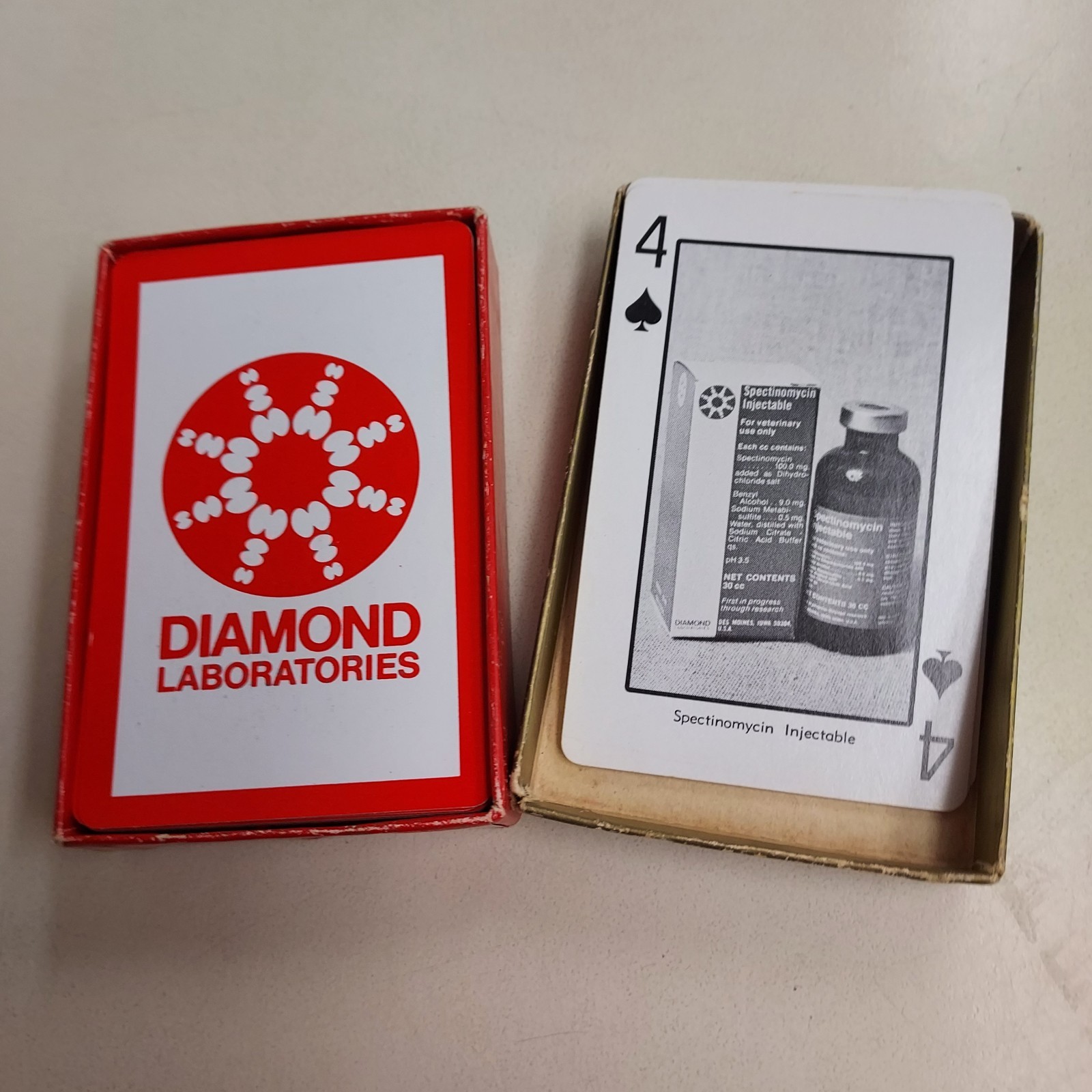 Vintage Rare Pharmaceutical Drug Rep Diamond Laboratories Deck Playing Cards