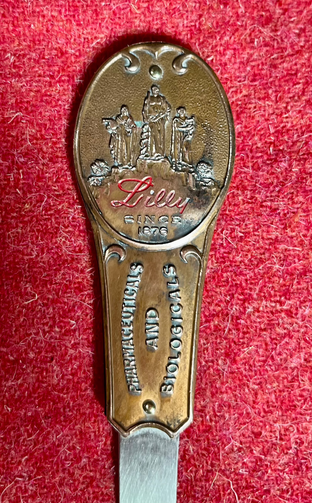 Vintage Eli Lilly Pharmaceuticals & Biologicals Doctor Nail File/Letter Opener