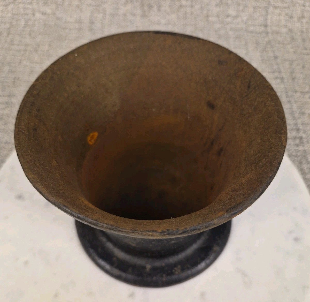Vintage Cast Iron Mortar Grinding Bowl Apothecary Druggist Chemist Herbs