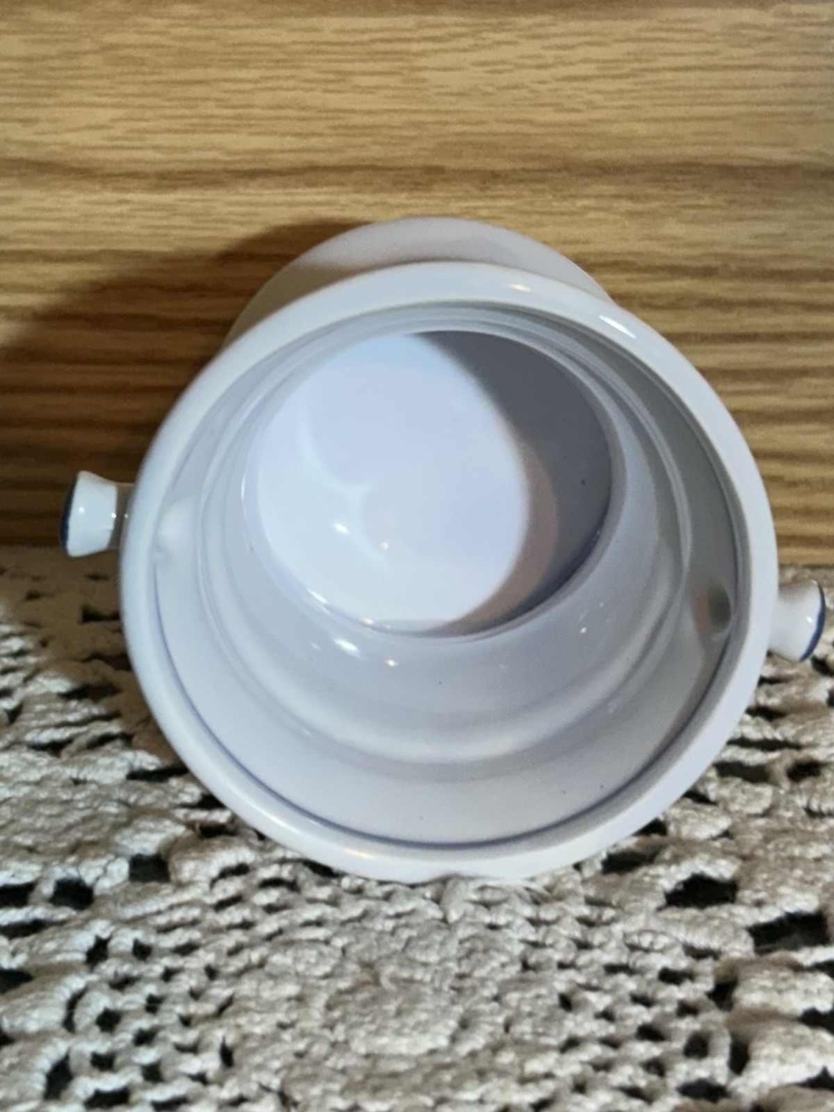Squibb Rx Mini Mortar – Delfts Holland – Squibb Pharmaceutical Co 1959 – 2″