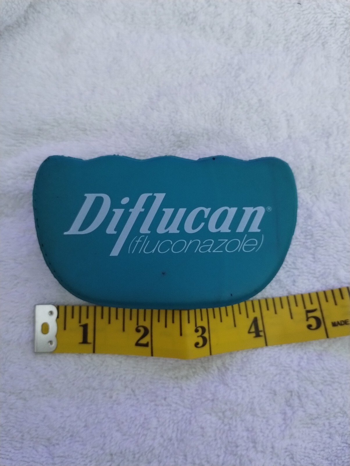 Vintage Diflucan Fluconazole Advertisement Foam Stress Ball