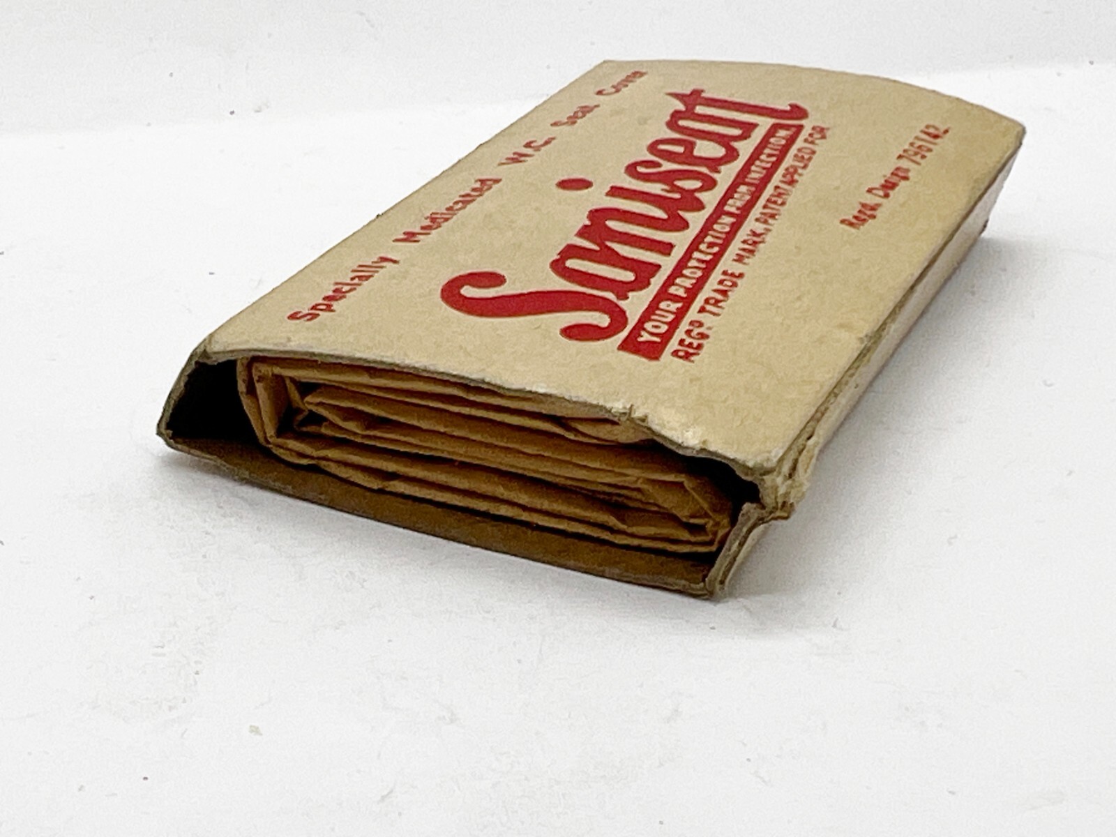 VINTAGE SANISEAT SPECIALLY MEDICATED WC SEAT COVER RETRO CHEMIST / PHARMACY
