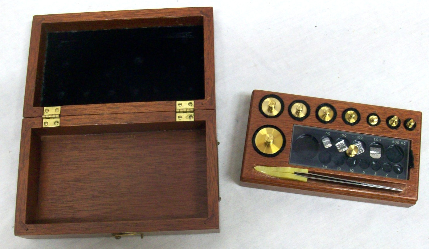 Vintage “Christian Becker” Weight Set for Gold, Medicine, Laboratory Measuring