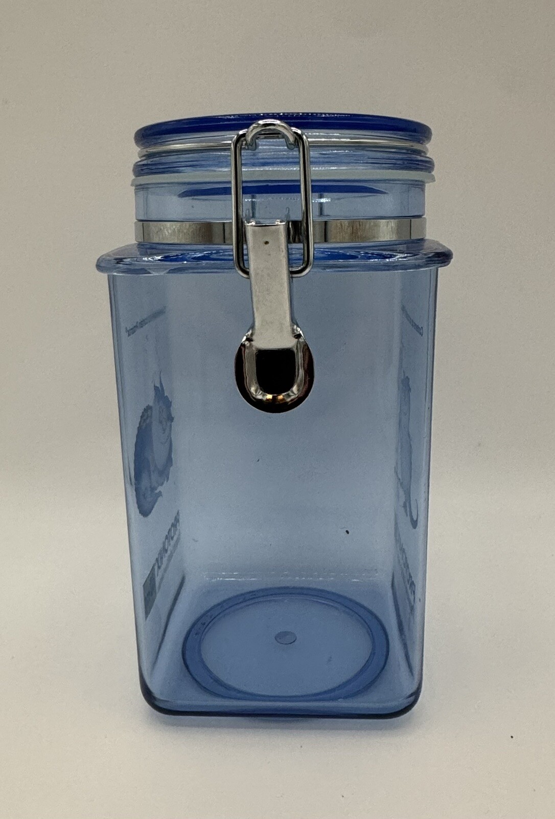 Vtg Pharmaceutical PROTONIX IV Plastic Container DrugRep Rare Promo BlueCanister