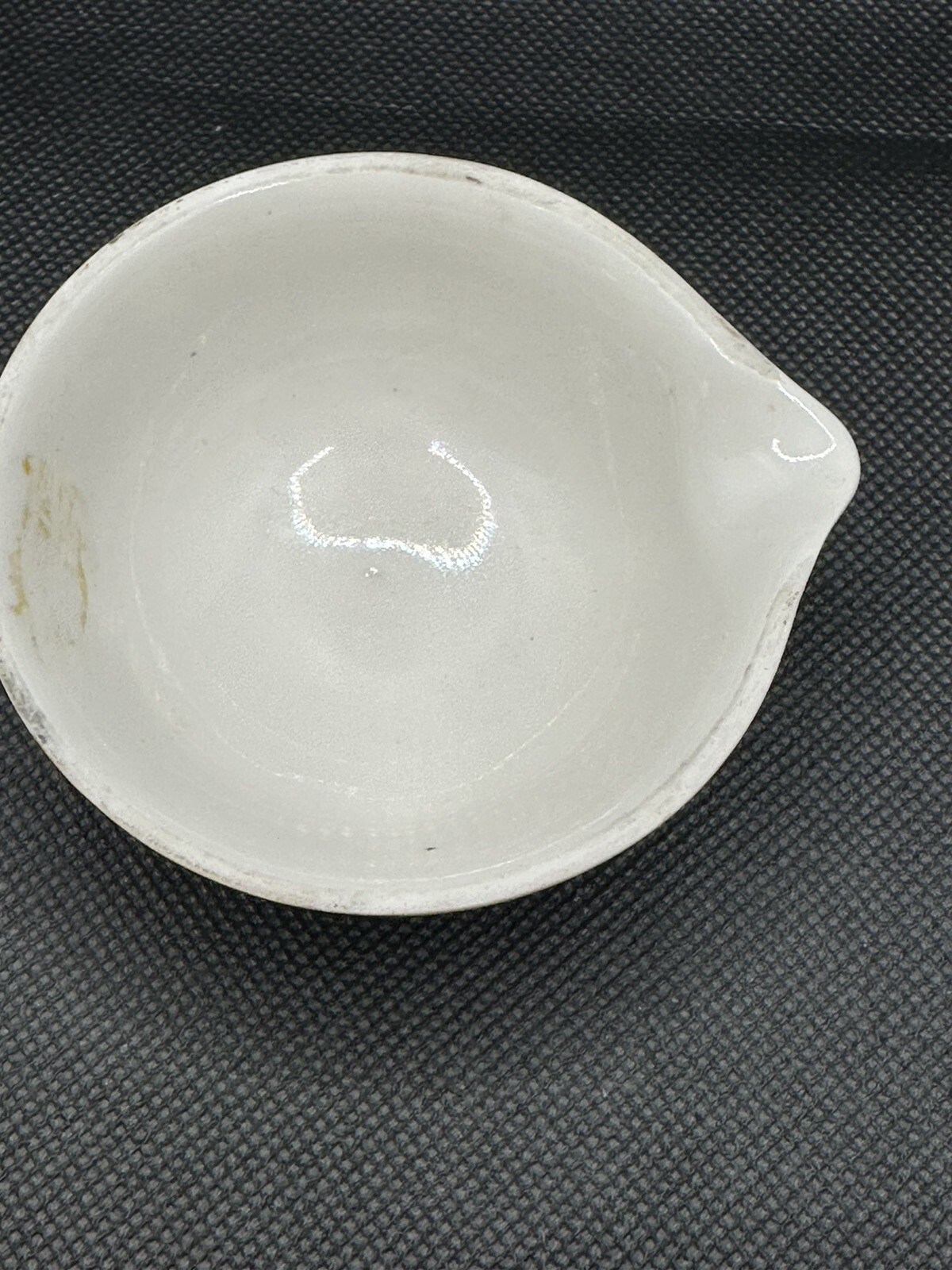Vintage Coors USA 03 11-S Thin Porcelain Pharmaceutical Mortar Pair 3”