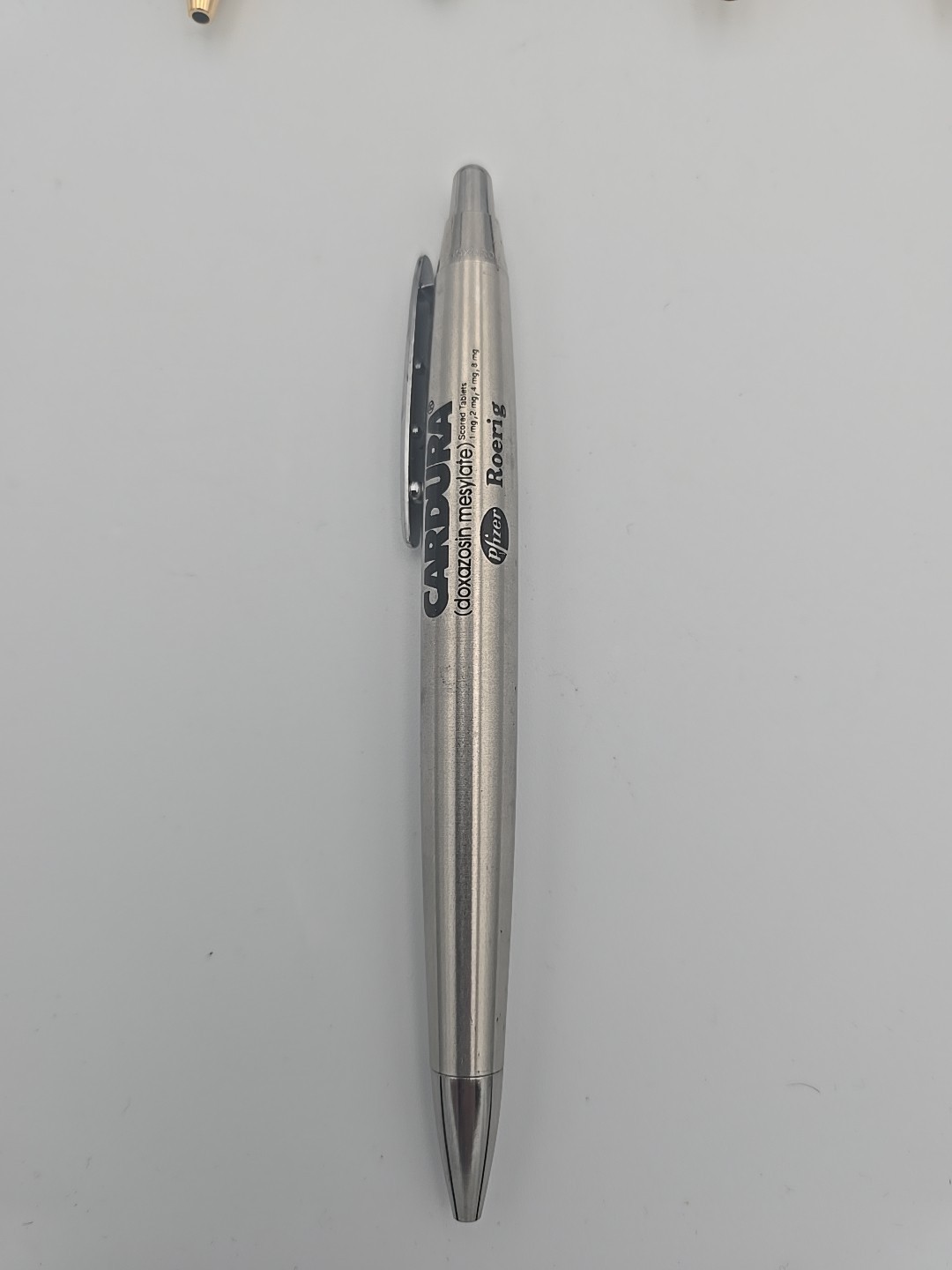 Cardura Pfizer, Zetia, Relafen Nabumetone Lot 7 Heavy Metal Drug Rep Pens Pharma