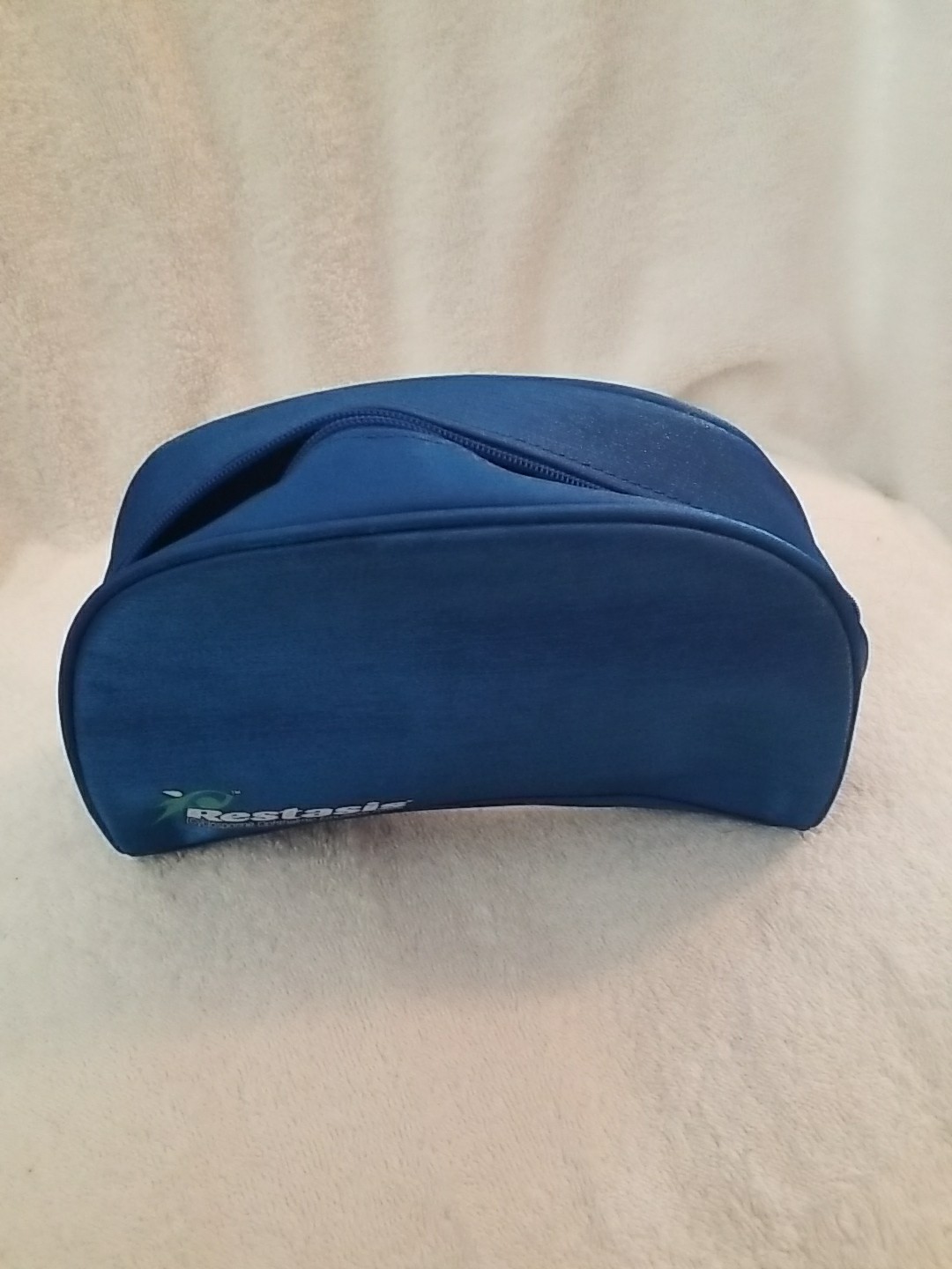 Pharmaceutical Drug Rep Restasis Advertising Blue Zip Dome Travel Pouch Bag