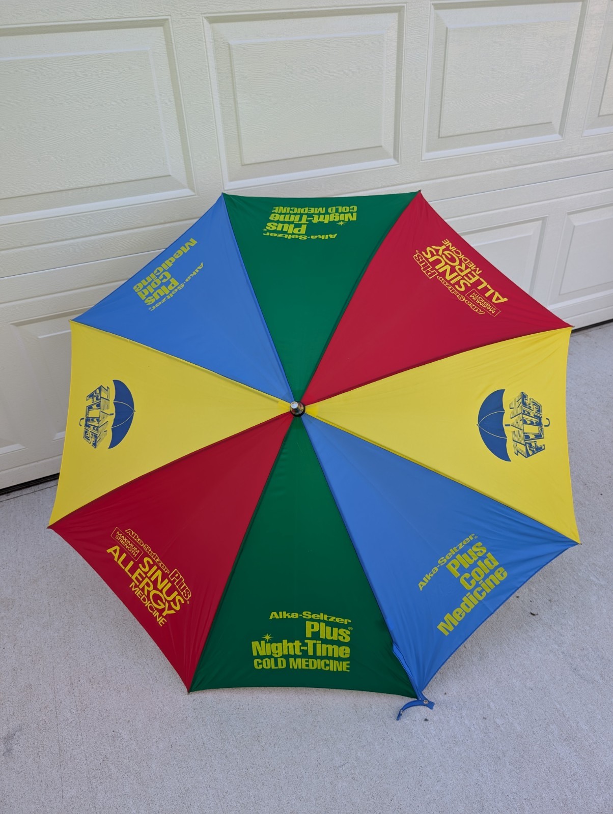 Vintage Alka – Seltzer Rainbow Umbrella Pharmaceutical Miles Labs Advertising