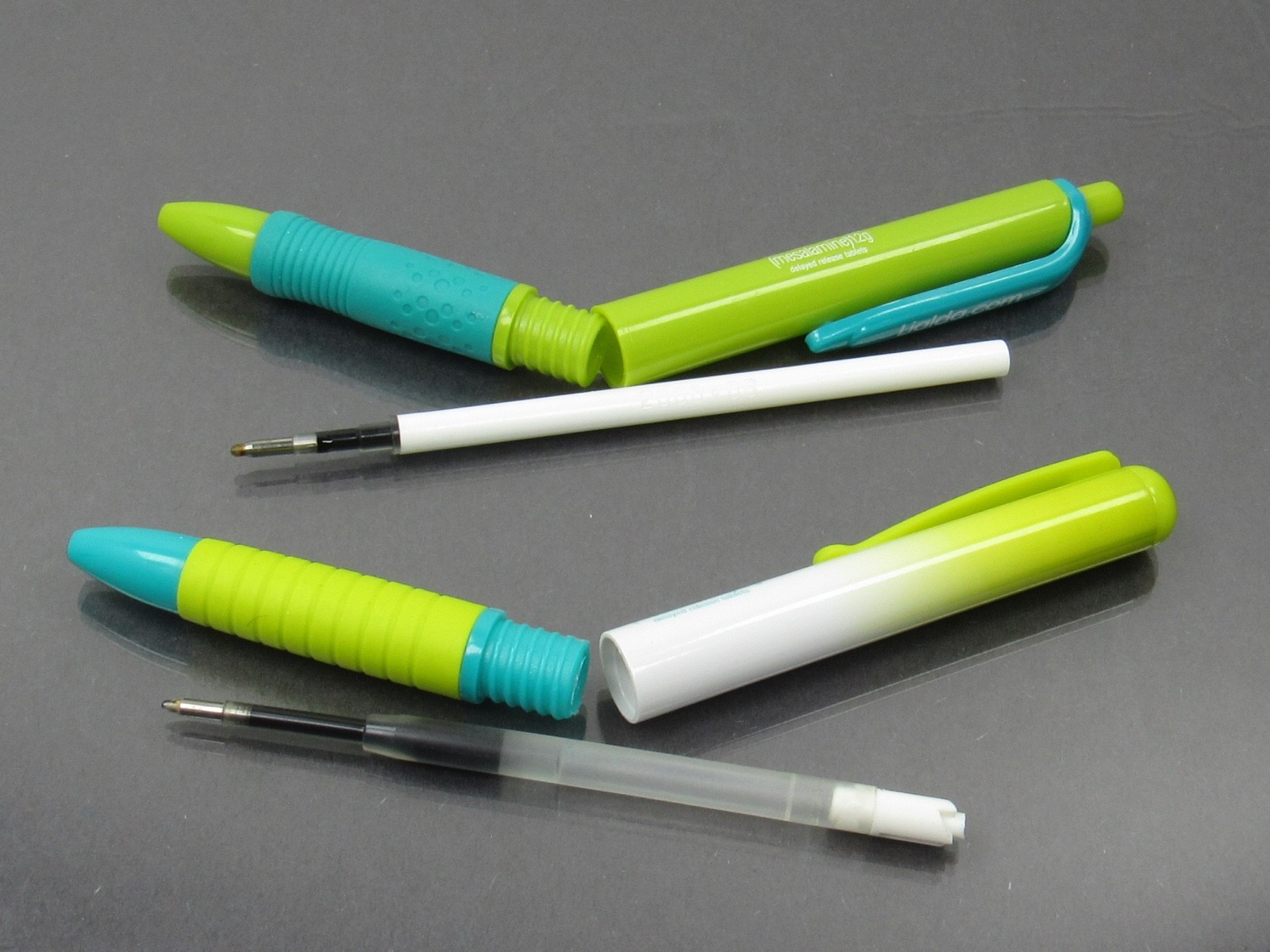 Beautiful Lialda PENS Drug Rep Pharmaceutical Promo Advertising Rare Lot of 2
