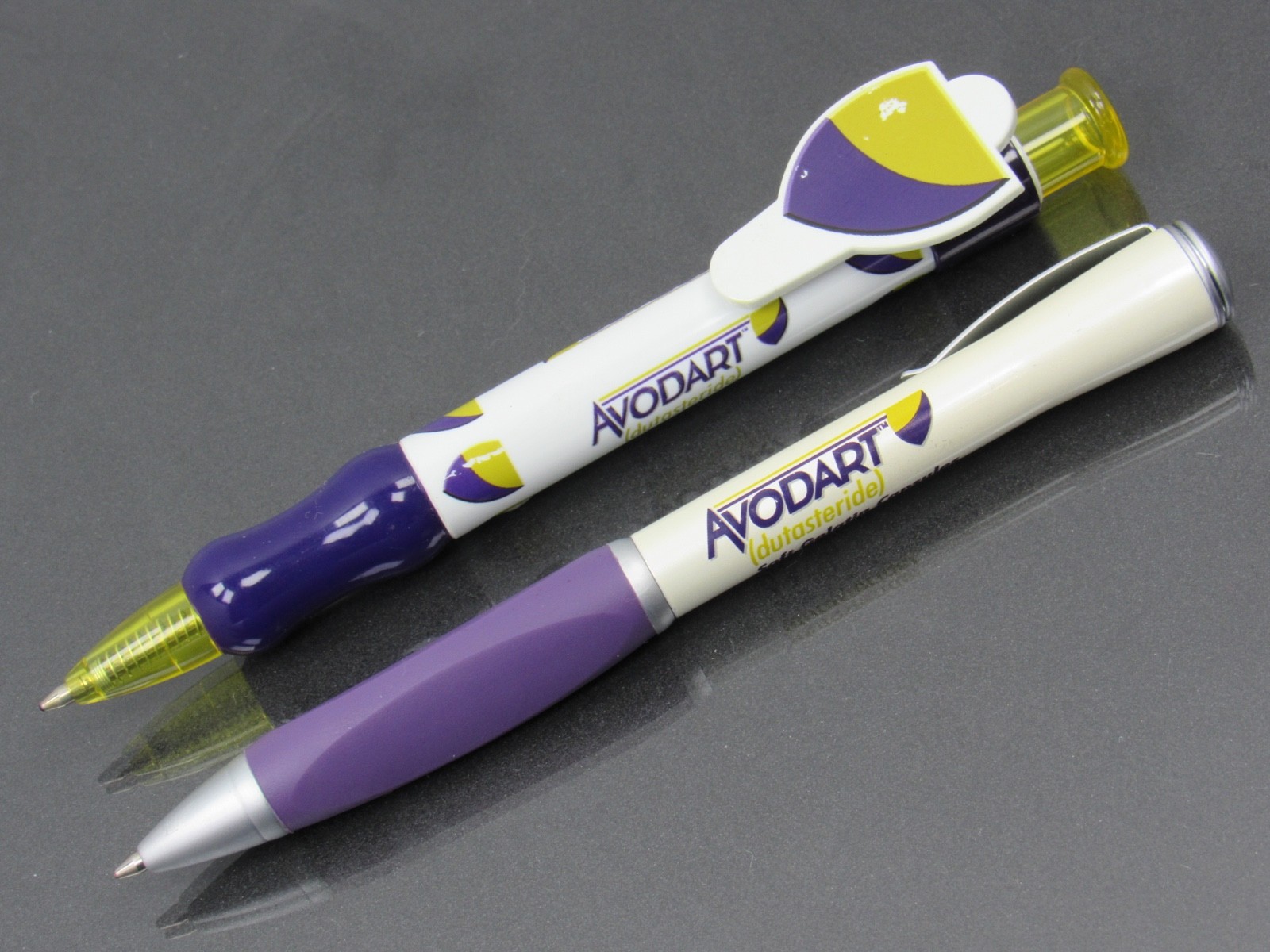 Avodart PENS Plastic & Heavy Metal Drug Rep Pharmaceutical Promo Advertising