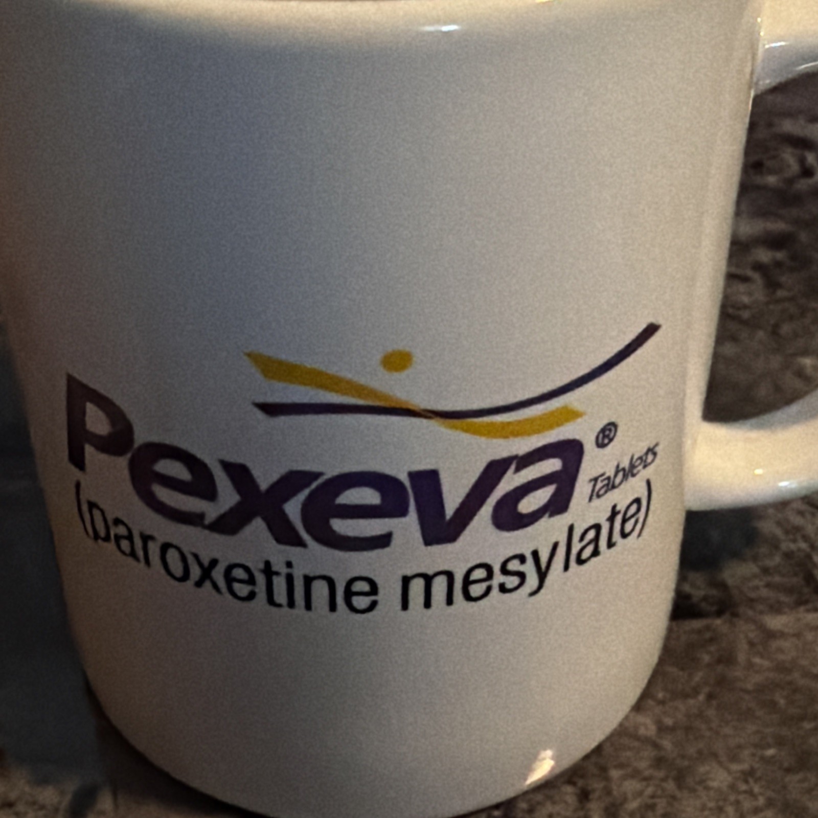 Pexeva Drug Rep Promo Mug 2000s New In Box