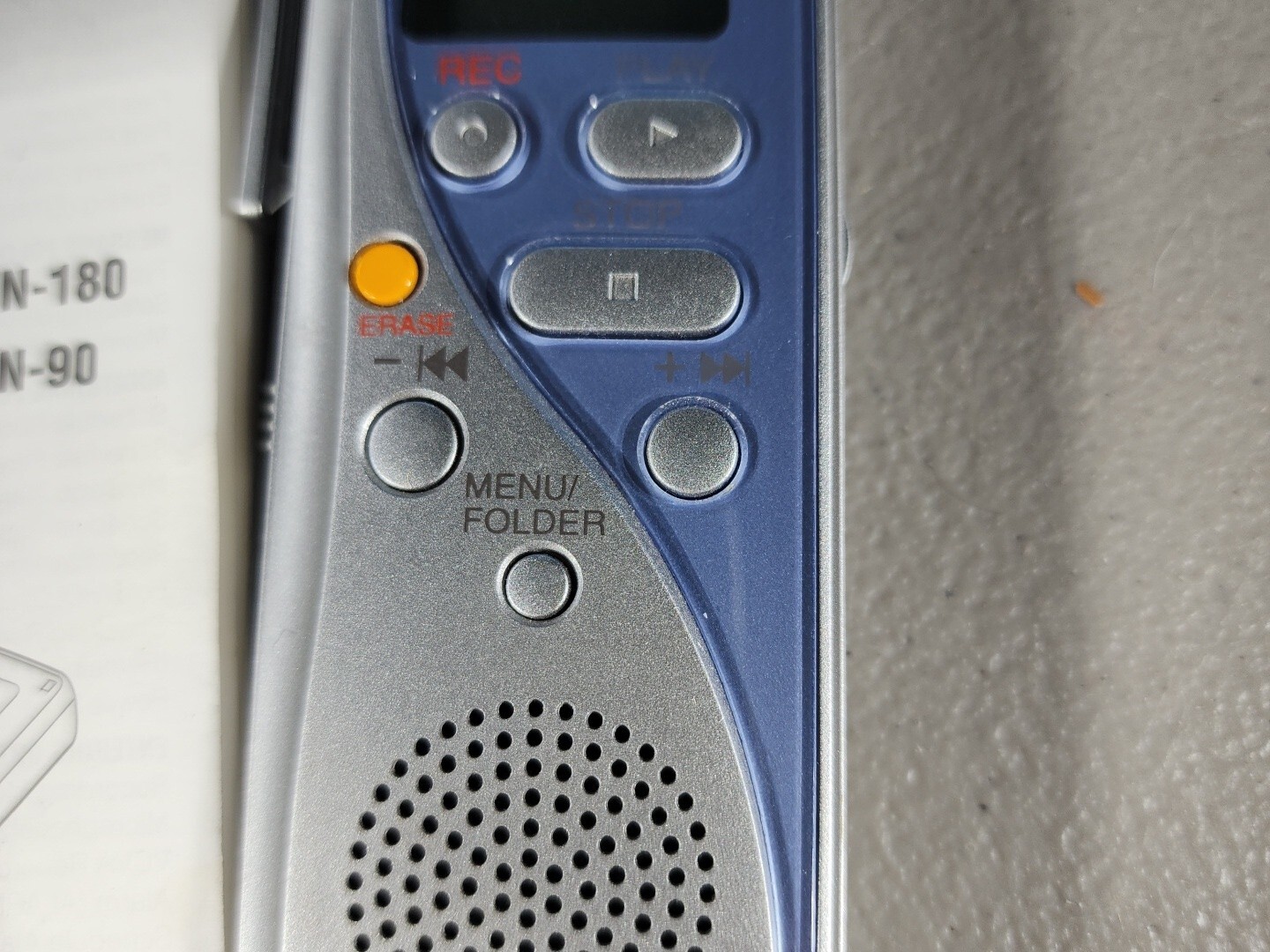 Nexium Branded Olympus VN-90 Digital Voice Recorder & Manual, Not Working!