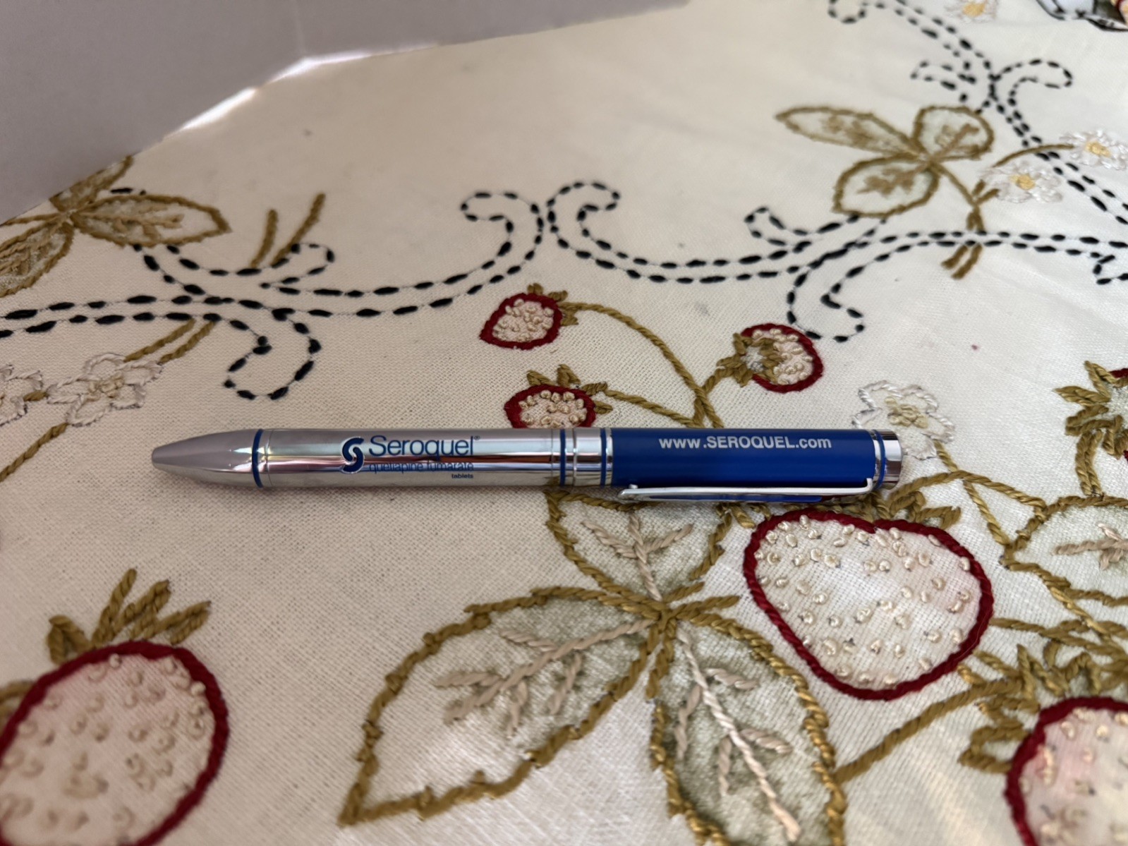 Seroquel Heavy Metal Twist PEN Drug Rep Pharmaceutical Promo Medical Advertising