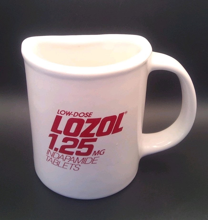 LOZOL Low Dose Pharmaceutical Advertising / Half Coffee Mug