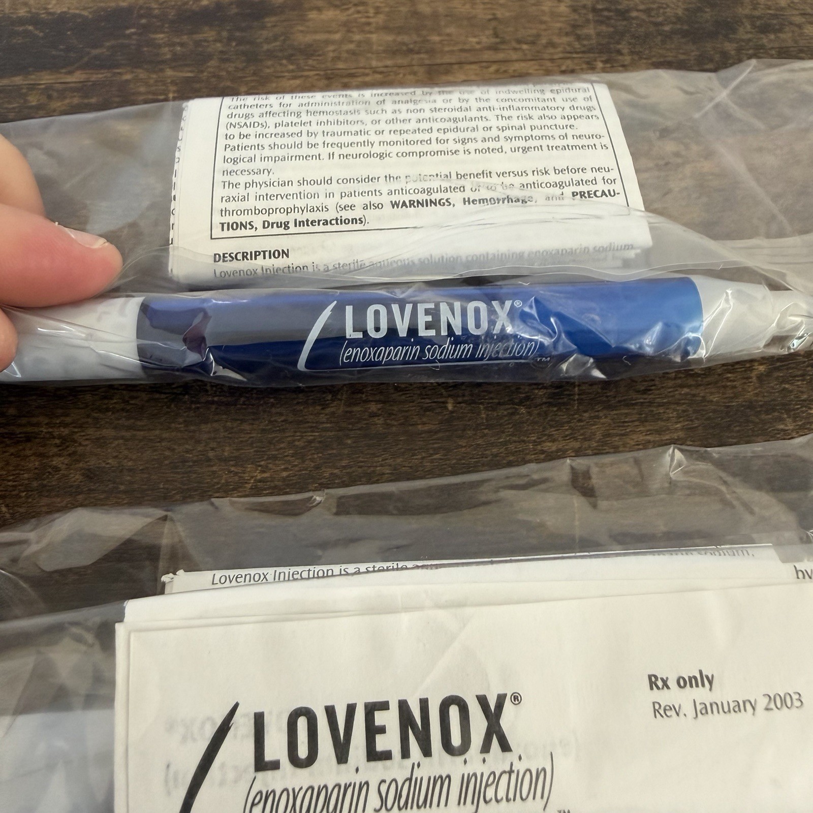 Lovenox Pharmaceutical Rep Pens Drug Rep Vintage Plastic Ink Pens New In Package
