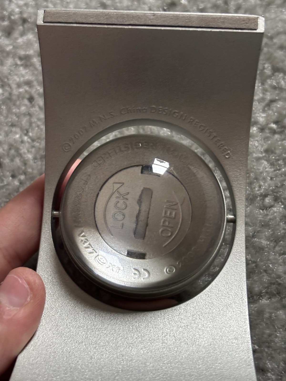 Pharmaceutical Collectible Spinning Desk Clock Zetia 2002