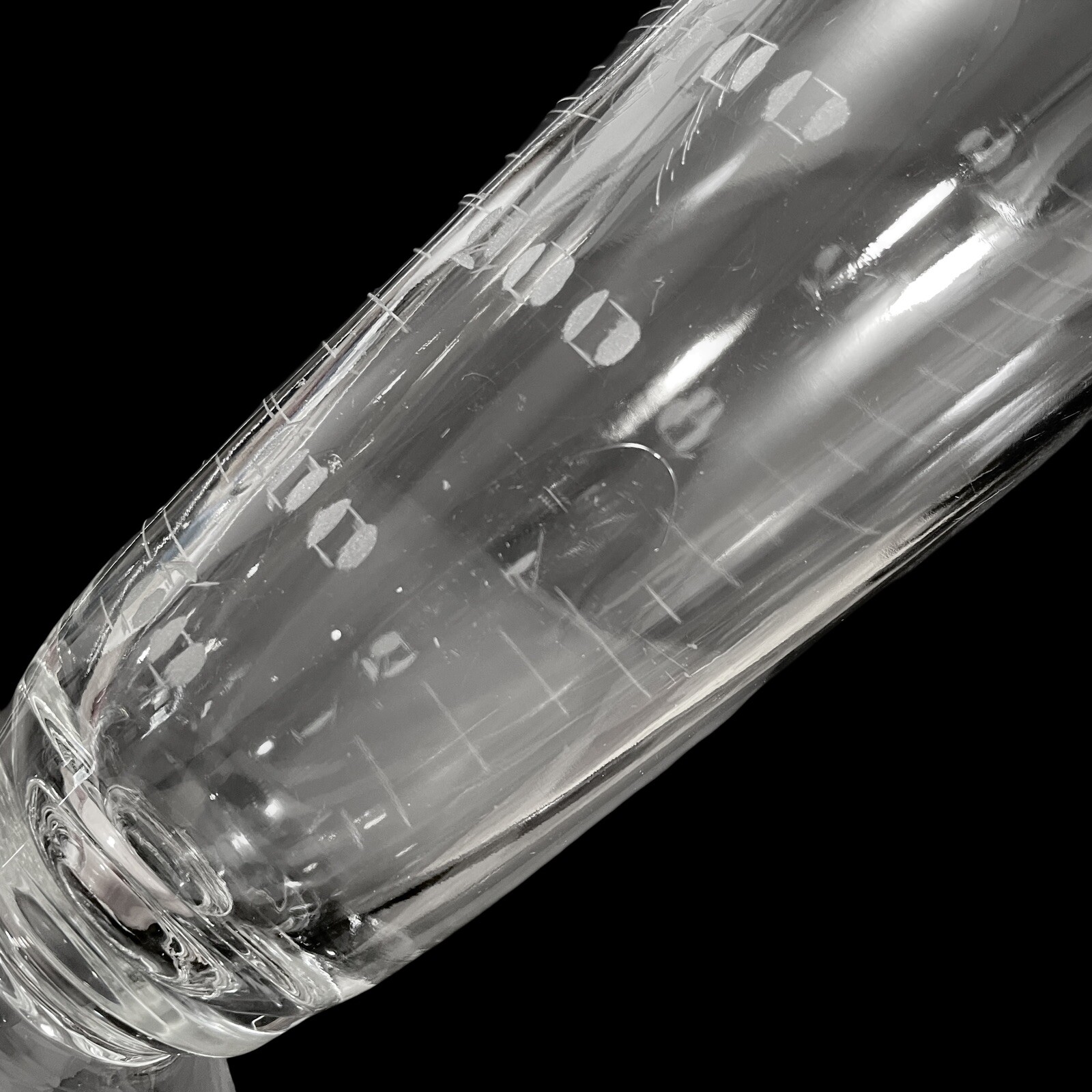 Antique 1900s Whitall Tatum Co Apothecary Glass Beaker – Etched 600cc / 16oz