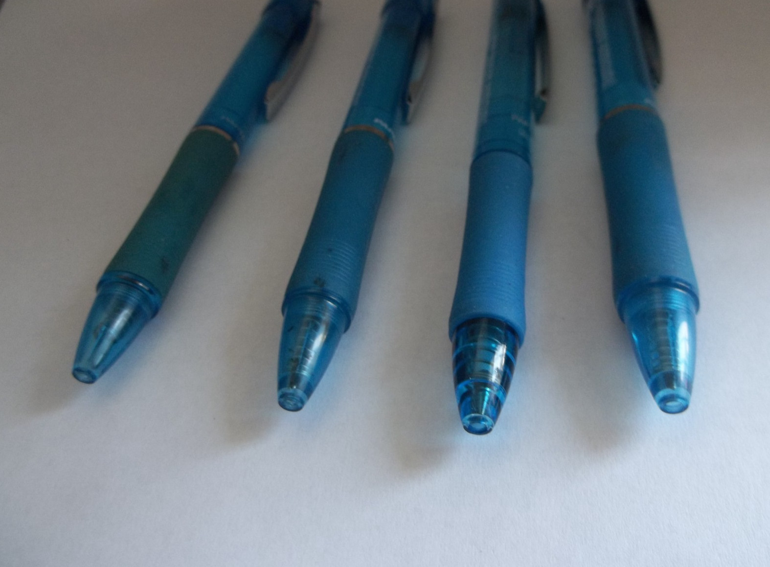 Nasacort AQ Pharmaceutical Promo Pens–Medium Wt Plastic/Rubberized Grip–Lot of 4