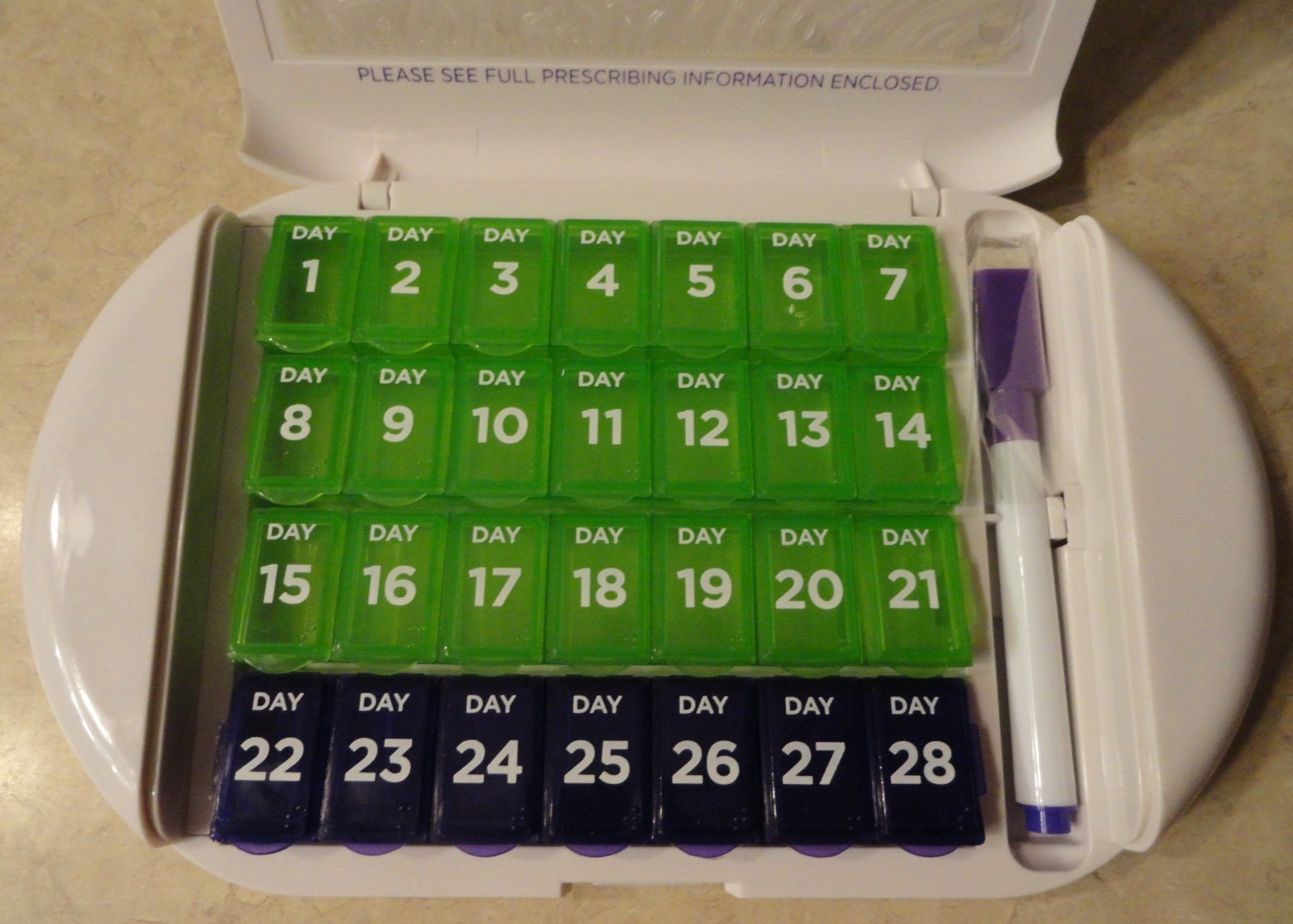 Big Pharma Ibrance Patient Pill minder caddy pharmaceutical drug rep swag nos