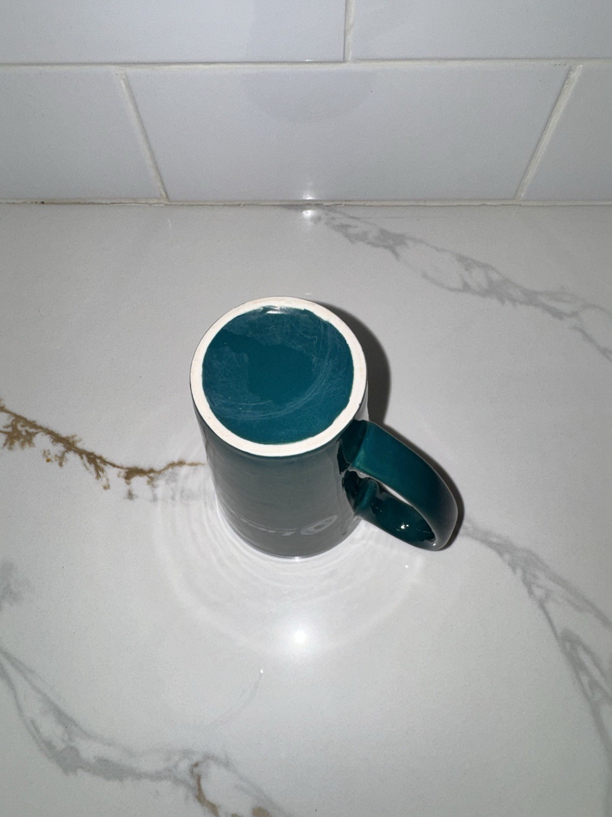 Lipitor Atorvastatin Promotional Teal Coffee Mug Cup