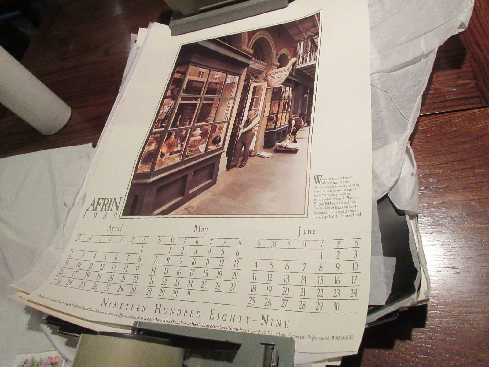 Rx ,Pharmacy , POSTER ,18″ X 24″ ,Photographs Depicting History & Heritage ,1989